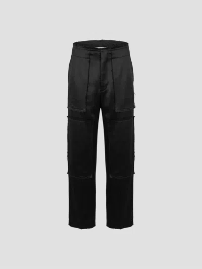 Maison Margiela Paintnts Mini Trousers In Black
