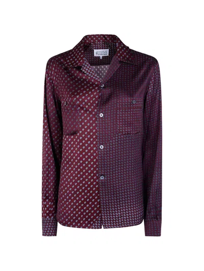 Maison Margiela Paisley-print Button-up Shirt In Multi