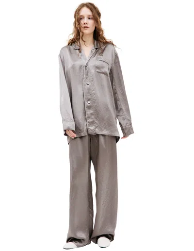 Maison Margiela Pajama Shirt In Grey