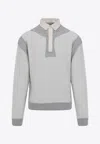 Maison Margiela Cotton Hoodie With Pointed Collar And Side Pockets In Gray