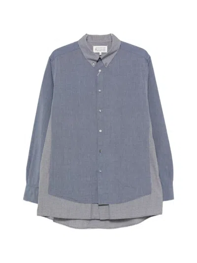 Maison Margiela Checkered Tailored Shirt Button Down Collar In Pattern