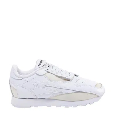 Maison Margiela Panelled Low-top Sneakers In White