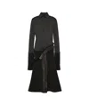 Maison Margiela Work-in-progress Dress Woman Black In Black