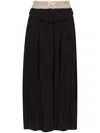 Maison Margiela Anonymity Of The Lining Skirt In Black