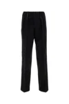 Maison Margiela Wool Trousers With Back Pockets And Belt Loops