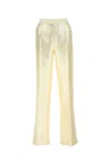 Maison Margiela Mohair & Silk High Rise Straight Pants