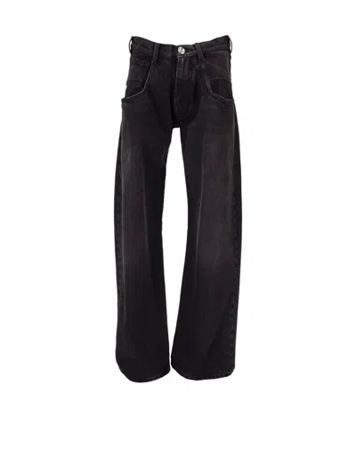 Maison Margiela Pants 5 Pockets In Black