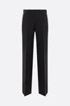Maison Margiela Wool Mohair Trousers Woman Dark Avion In Black