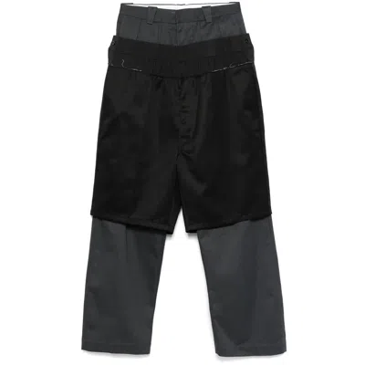 Maison Margiela Trousers In Black