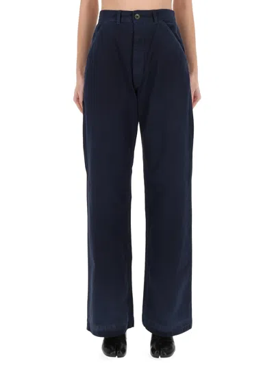 Maison Margiela Pants "herringbone" In Animal Print