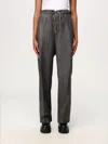 Maison Margiela Drawstring Straight-leg Trousers In Braun