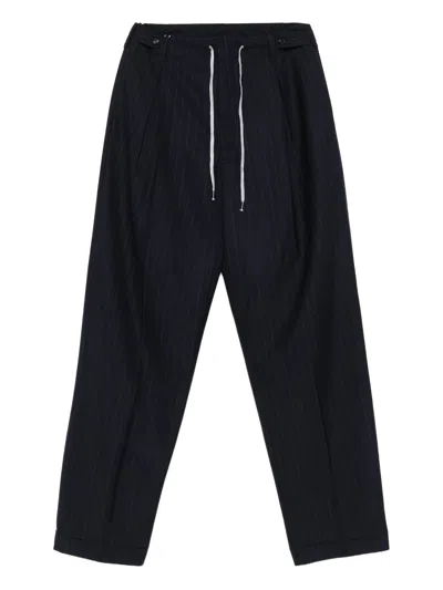 Maison Margiela Pants Pinstripe Wool In Black