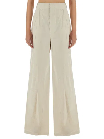 Maison Margiela Pants With Pleats In White