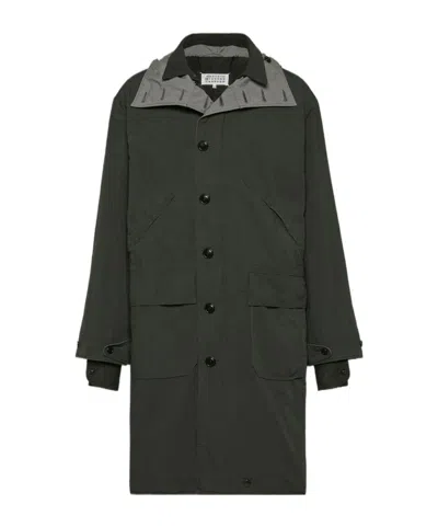 Maison Margiela Parker Coat In Black