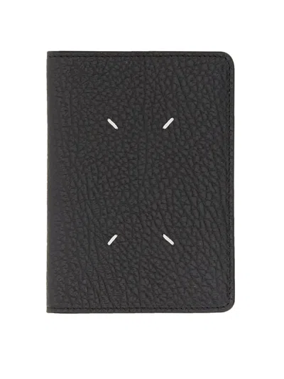 Maison Margiela Passport Holder Unisex In Black