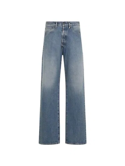 Maison Margiela Timeless 5 Pocket Vintage Denim Trousers In Blue