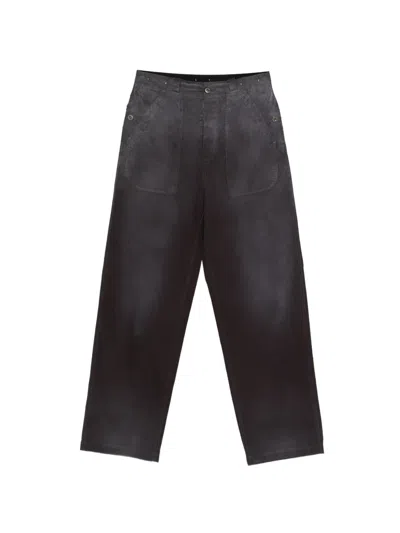 Maison Margiela Pants With Applied Pockets In Black