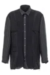 Maison Margiela Patchwork Reversible Jacket Casual Jackets And Parka Gray