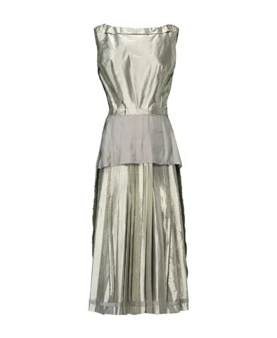 MAISON MARGIELA MAISON MARGIELA PATCHWORK SLEEVELESS MIDI DRESS