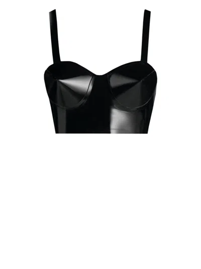 Maison Margiela Bra Top In Black