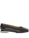 Maison Margiela Mm22 Patent Leather Ballet Flats With Square Heel