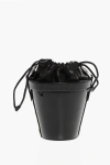 Maison Margiela Patent Leather Bucket Bag With Adjustable Shoulder Strap