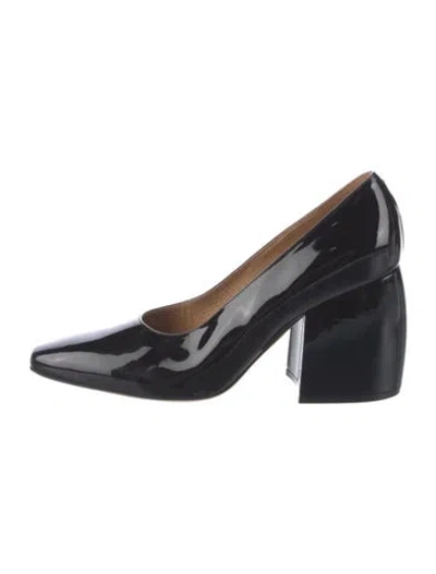 Pre-owned Maison Margiela Patent Leather Pumps In Black