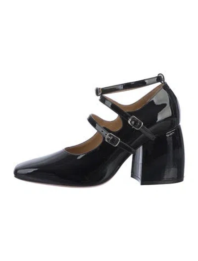 Pre-owned Maison Margiela Patent Leather Pumps In Black