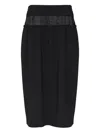 Maison Margiela Anonymity Of The Lining Skirt Woman Black In Black