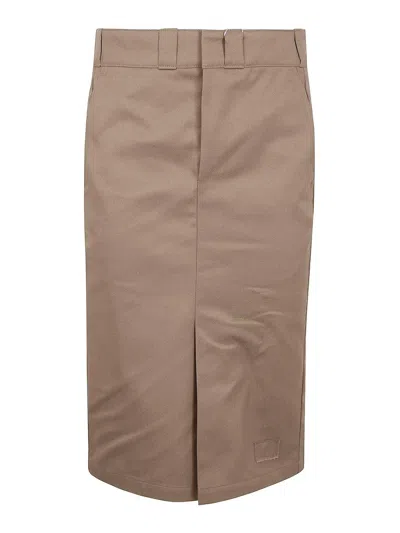 Maison Margiela Pencil Skirt In Brown
