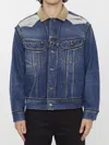 Maison Margiela Denim Jacket X Pandleton In Blue