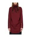 Maison Margiela Pendleton Reversible Wool Shirt In Brown
