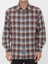 Maison Margiela X Pendleton Checked Wool Shirt In Blue