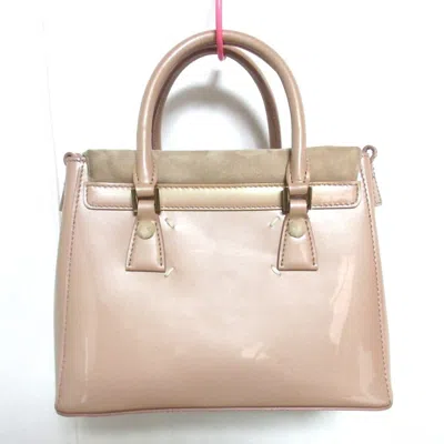 Pre-owned Maison Margiela Pink Beige Handbag Shoulder Bag ()