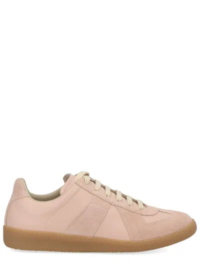 Maison Margiela Pink Leather Sneakers