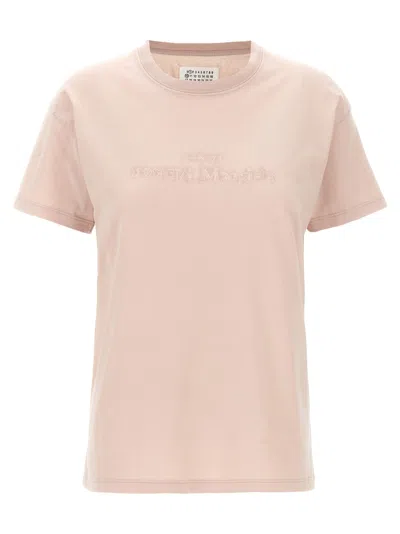 MAISON MARGIELA PASTEL PINK COTTON T-SHIRT