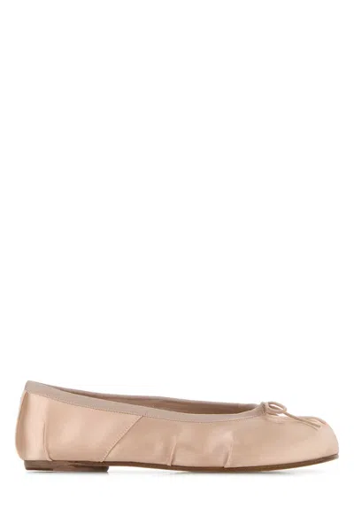 Maison Margiela Pink Satin Tabi Ballerinas