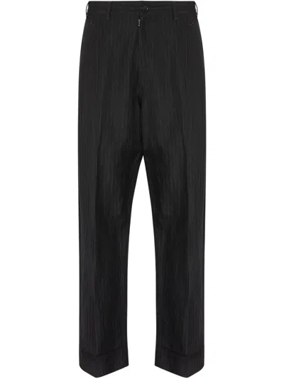 MAISON MARGIELA PINSTRIPE-PATTERN TROUSERS
