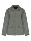 Maison Margiela Plaid Lining Sport Jacket In Green