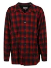 Maison Margiela Plaid Pattern Button-down Shirt In Red