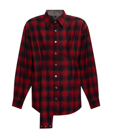 MAISON MARGIELA MAISON MARGIELA CHECKED BUTTONED SHIRT