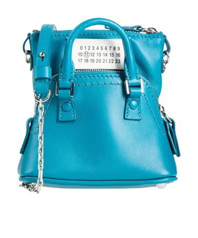 Maison Margiela Plain Colour Across-body Bags In Blue