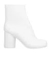 Maison Margiela Plain Colour Ankle Boot In White