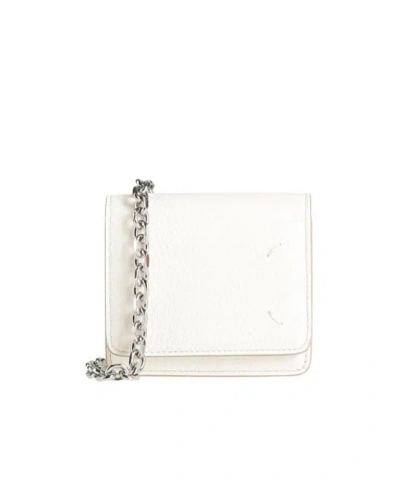 Maison Margiela Plain Colour Crossbody Wallets In Red