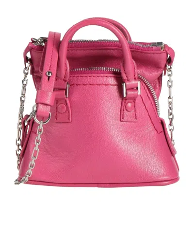 Maison Margiela Plain Colour Handbag In Pink