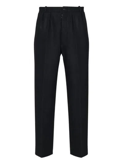 Maison Margiela Pleated Trousers In Black
