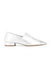 Maison Margiela Point-pointed Loafers In White