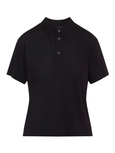 Maison Margiela Polo Shirt In Purple