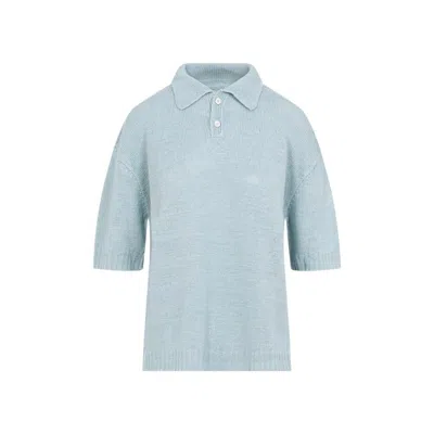 Maison Margiela Light Blue Polo Shirt