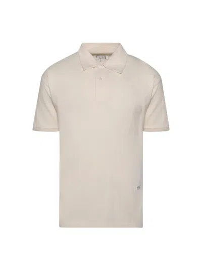 Maison Margiela Polo Shirt - Ecru In Neutrals